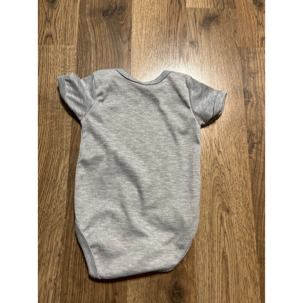 One-Piece Unisex Size 0-3M Gray Bodysuit Graphic Come On Daddy! You Can Do This!
